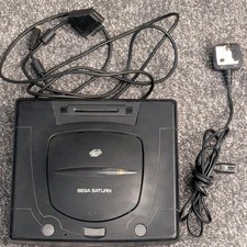 Sega Saturn MK2 Konsole komplett mit Strom und Scartkabel.