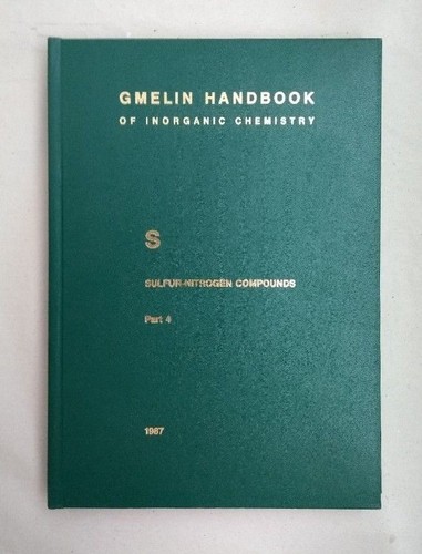 Gmelin handbook inorganic - handbook,