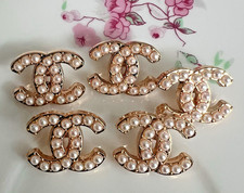 CHANEL CC Knöpfe Gold 10er