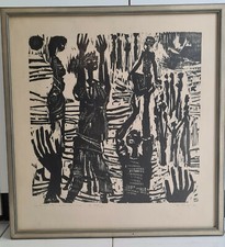 Willi Dirx - Holzschnitt aus dem Jahr 1969 -  signiert und nummeriert - 62/100