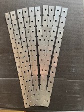 10-Stück 300x15x0,5mm MV-Mauerverbinder Edelstahl Stoßfugen-Flachanker Lochblech