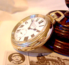 Taschenuhr Weingarten Eisenbahn Regulator 20er Jahre Antik Silber Nickel Gehäuse Fwo