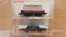 WW1347)Fleischmann 5220/5569 - Drehschemel-, Reinigungswagen - HO - 1:87 -  OVP
