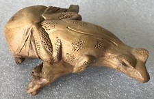 Vintage – alte Holz-Frosch