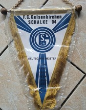 Schalke 04 Wimpel 1958 NEU Fussball Fan Banner Pin Artikel fahne S04 Ultras GE 