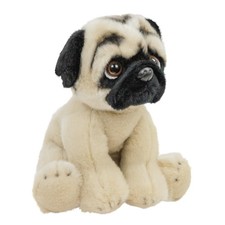 Kuscheltier mops sitzend - mops, cm