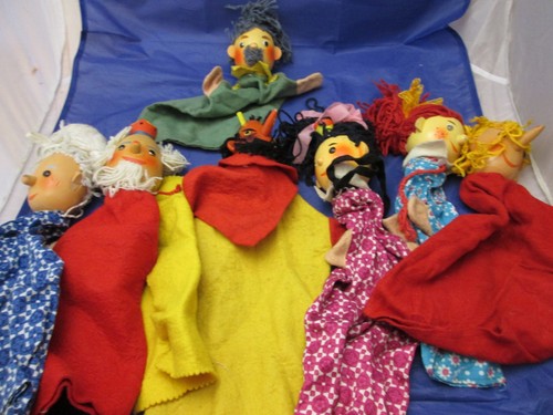 Handpuppen kasperletheater - 7x,
