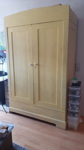 Antiker schrank weichholz - schrank,