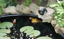 Wasserfeste LED Gartenlampen Piso für den Teich + 5W SMD LED + GU10 230V IP68 A+