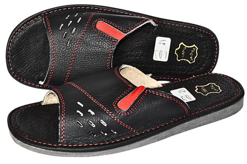 Herren hausschuhe rindsleder - herren,