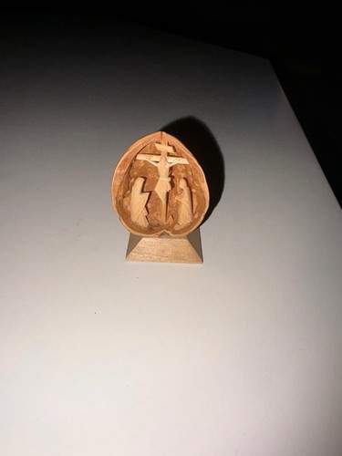 Holzrelief jesus kreuz auf - am,