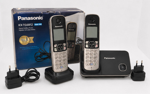 Panasonic tg6812 duo dect - kx-tg6812,