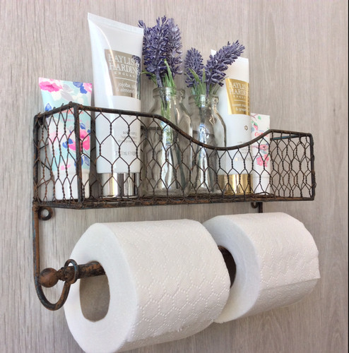 Vintage style draht badezimmer - vintage,
