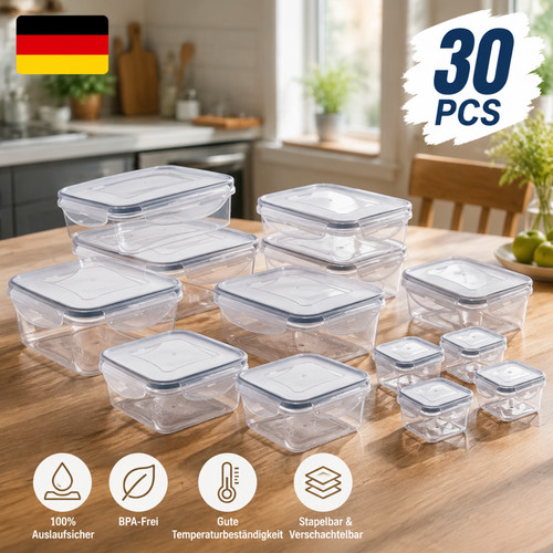 Vorratsdosen set teilig - set, 30-teilig