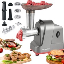 Elektrischer Fleischwolf 2800W Max Wurstfüller Wurstmaschine Küchenmaschinen