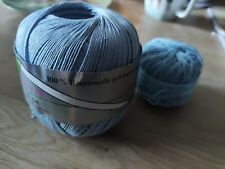 Garn Gekämmt 50 Gramm Blau 