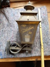 Frankenheim Alt Bier Reklame  Aussen-Lampe Glas Messing