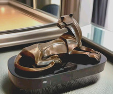 Bronzefigur puma skulptur - puma,