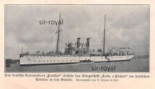 Kanonenboot Panther - Deutschland Marine Militär - 1902 ~11x6cm -