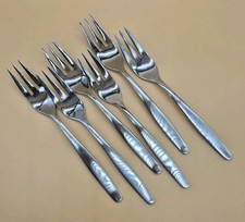 Lüneburg 6 Kuchengabeln Cromargan gebraucht WMF
