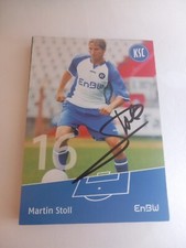 Signierte AK Martin Stoll Karlsruher SC NEU
