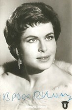 BARBARA RÜTTING Original Autogramm signierte Kolibri Postkarte 50er Jahre