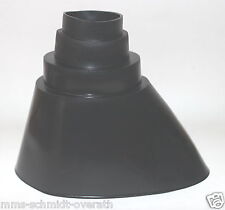 Mastmanschette Mastabdichtung Montagestutzen schwarz