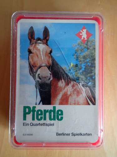 Pferde quartettspiel - pferde,