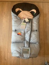 Odenwälder Babynest Mucki L Fußsack für Sportwagen + Buggy NEU steel