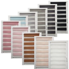 Doppelrollo Klemmfix Ohne