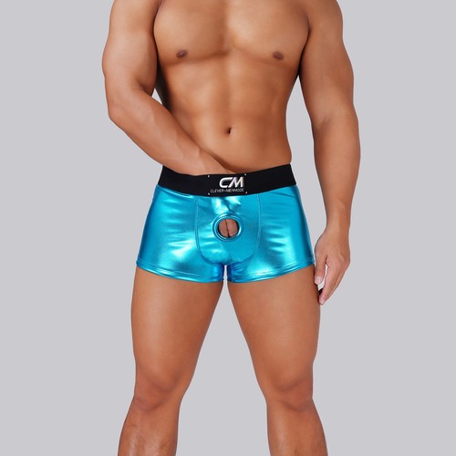 Herren boxershorts wetlook - herren,