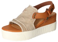 MUSTANG SHOES Keilsandalette Keilsandale, Plateausandale mit Klettverschluss, 41