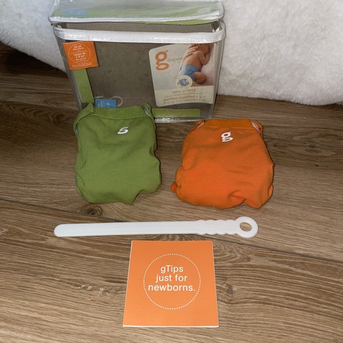 Gdiapers orange green - gdiapers, little