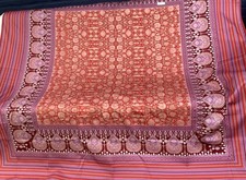 Bassetti Tischdecke MIRA R1 rot orange 150/180 Neu Baumwolle neue Kollektion