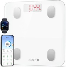 RENPHO Personenwaage Körperwaage digital Display Bluetooth mit APP 180Kg/400 lbs