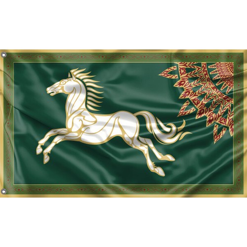 Lotr rohan pferdeflagge - rohan,