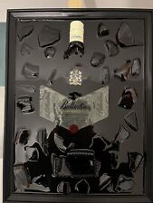 Brocken Bootle Whiskyflaschen! Ballantines Rahmen Dekoration Wohnung, Bar,Laden