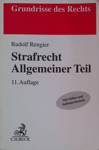 Strafrecht allgemeiner teil - allgemeiner,