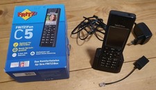 FritzFon C5 schnurloses Telefon mit Ladestation optimal für FritzBox