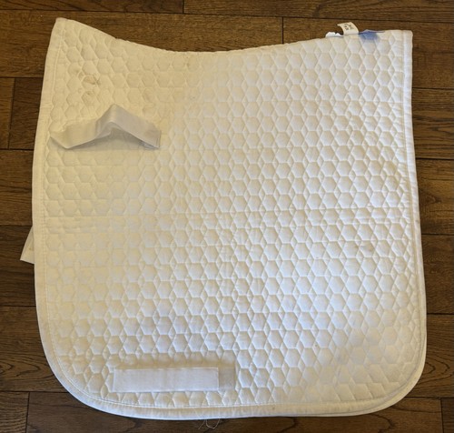 Dressurschabracke mattes weiß - dressurschabracke,