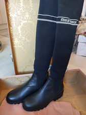 Miu Miu Stiefel, Neu, Schwarz