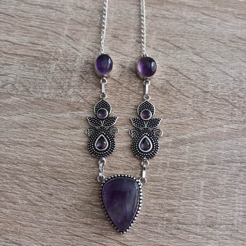 Amethyst collier - amethyst,