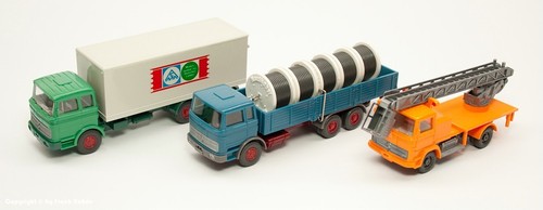 Wiking konvolut mercedes lkw - konvolut,