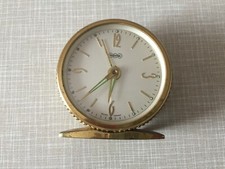 Wecker UWESTRA goldfarbener Wecker Tischuhr 