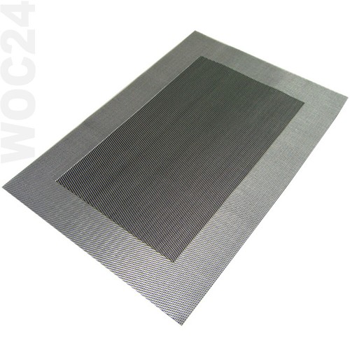 Tischset grau silber - 4x,
