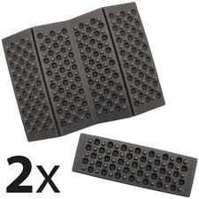 2x Thermokissen Schwarz Sitzunterlage Faltbar Outdoor Stadionkissen Sitzkissen
