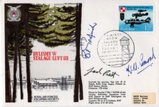 Stalag Luft III FDC signiert vom Großen Fluchttunnel Disponenten Lamond + 2 Colditz