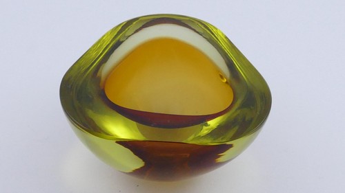 Gelb 60s 60er murano glas - 60s,