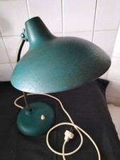 antike Schreibtisch Lampe Kaiser Idell grün Arbeitslampe selten true vintage