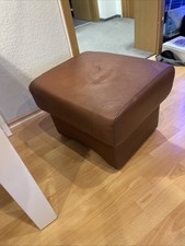 Lederhocker braun Hocker Leder